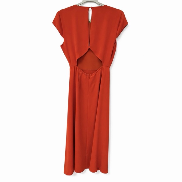 Aritzia Babaton “Hampton” Dress Women’s Size 6 – Burnt Orange - Picture 5 of 13